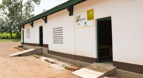 The village's primary school repaired By Finn Church Aid.