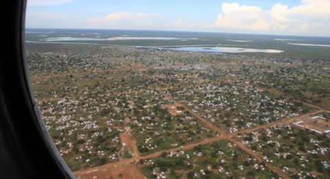 The population of Mingaman has doubled in the last ten months. The internally displaced people live in tents provided by humanitarian organisations.