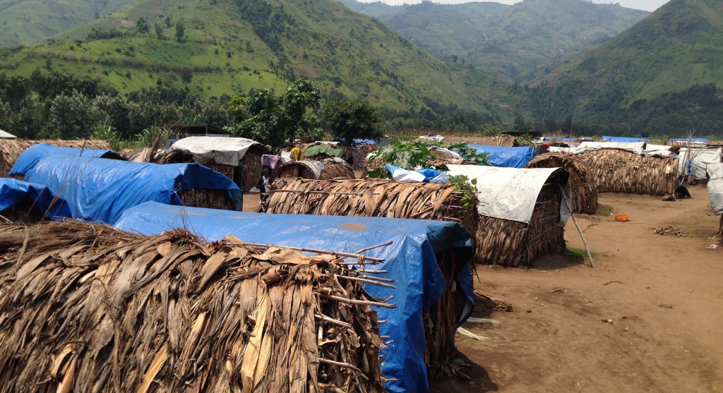 Shashan pakolaisleiri Itä-Kongossa.