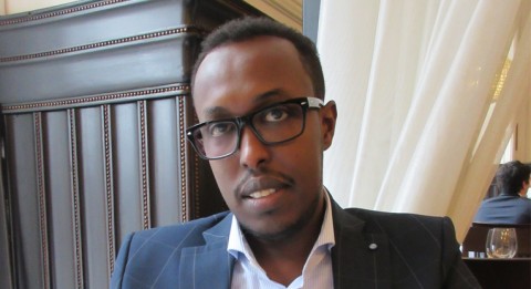 Mr. Abdihakim Yusuf Alin mielestä Suomen tulisi keskittyä kehitysyhteistyössään voimakkaasti nuorten somalien koulutukseen. Kuva: Eriikka Käyhkö.