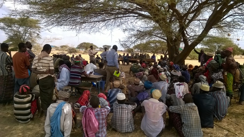 Representatives of six communities from three counties were present at the meeting. Photo: Vincent Omunyin
