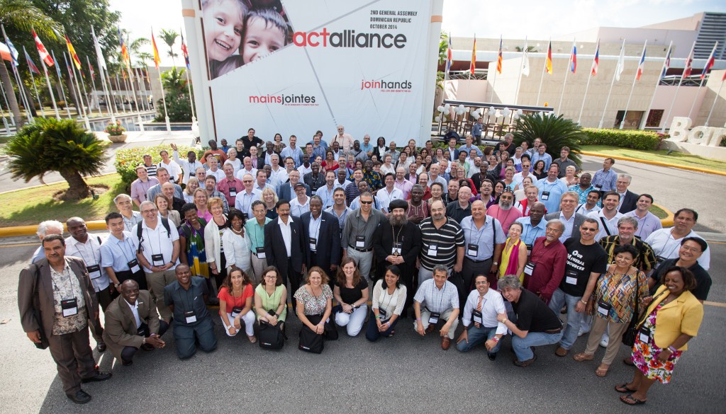 ACT-allianssin toinen yleiskokous Punta Canassa Dominikaanisessa tasavallassa lokakuussa 2014. Kuva: ACT/PWRDF/Simon Chambers