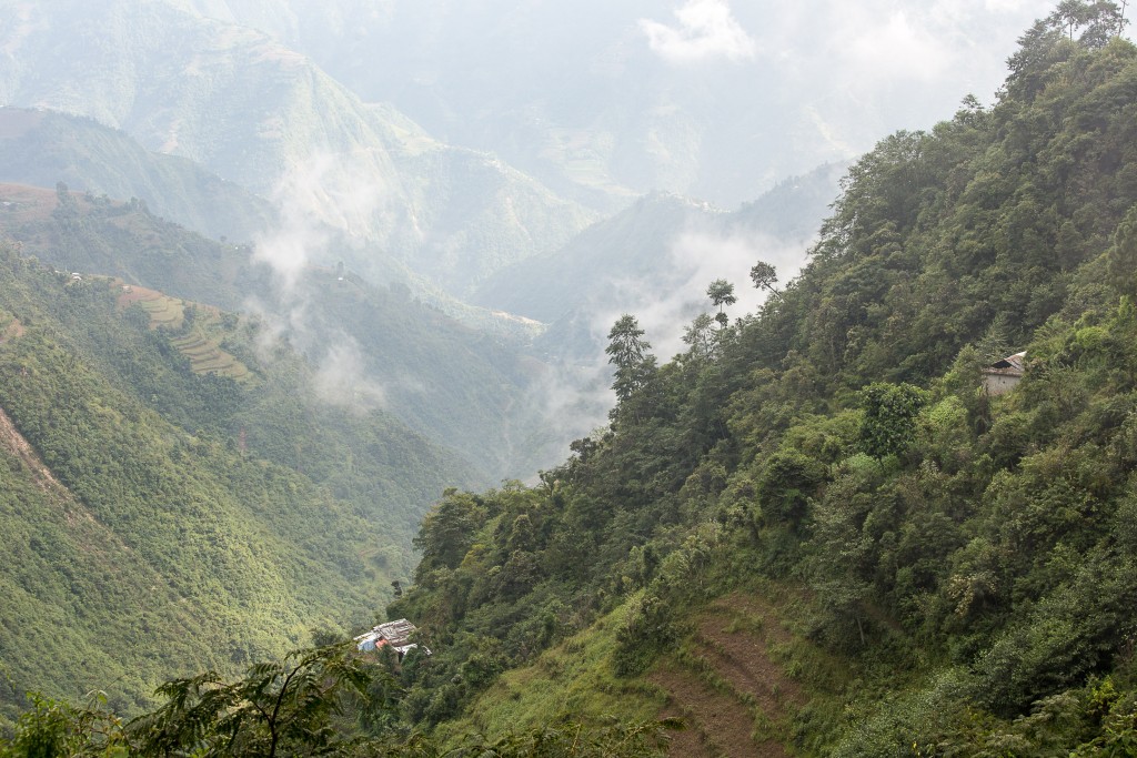 Bhattendada landscape about an hour’s drive from Kathmandu.