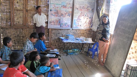 Temporary learning spaces built by Finn Church Aid are still in use.