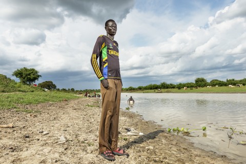 Korok James hopes to get fishing supplies from the training organised by Finn Church Aid so he can increase his catches after graduating. He is prepared to go fishing with a member of the Botonya group, if necessary.