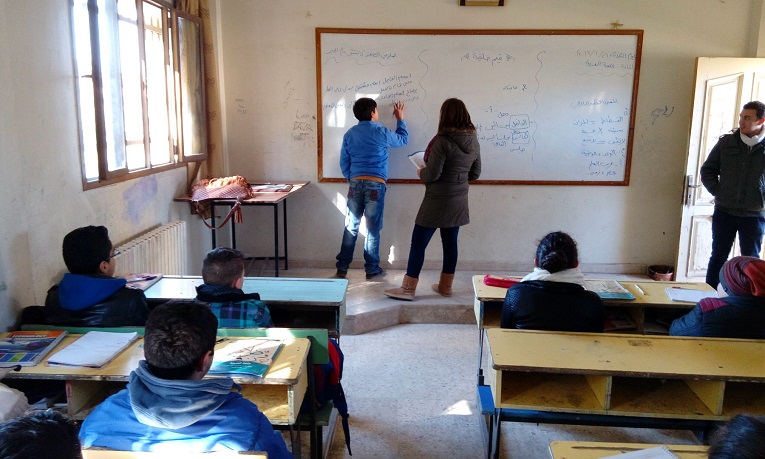 Finn Church Aid supports the education of children in Syria. Photo: IOCC