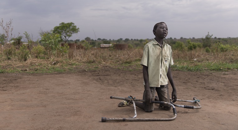 Chawich,16, asuu pakolaisleirissä Ugandassa.