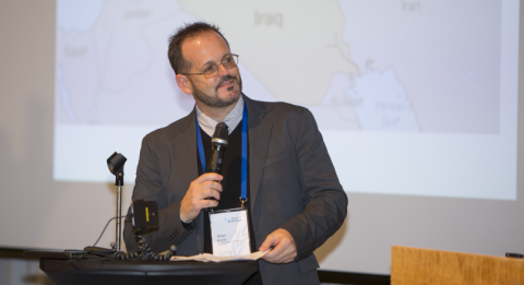 INEE’s Dean Brooks chaired FCA’s panel discussion “Access to quality education in responding to crises” at UNU-WIDER’s Conference in Helsinki in September. Photo: Alexander Zach/UNU-WIDER.