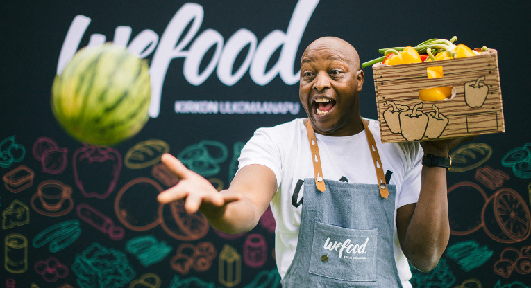 Wilson Kirwa on mukana WeFoodissa.