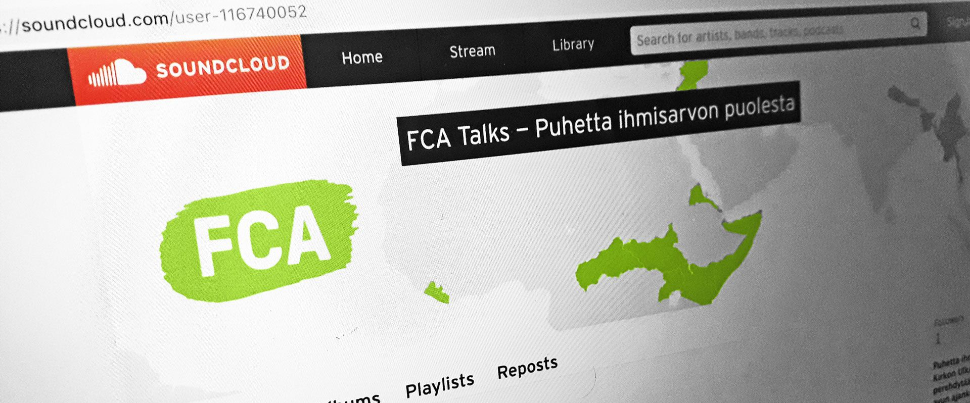 FCA Talks on Kirkon Ulkomaanavun podcast-sarja, jossa keskustellaan kehitysyhteistyön ajankohtaisista kysymyksistä.
