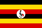 Ugandan lippu.