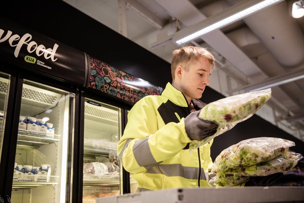 Wefoodissa hävikkiruoan kylmäketjusta huolehditaan tarkasti.