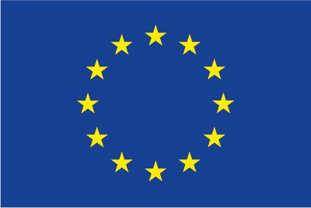 The logo of the European Union.