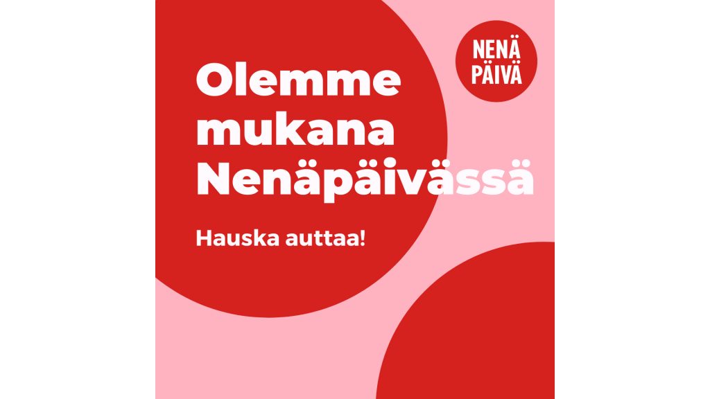 Mukana Nenäpäivässä logo