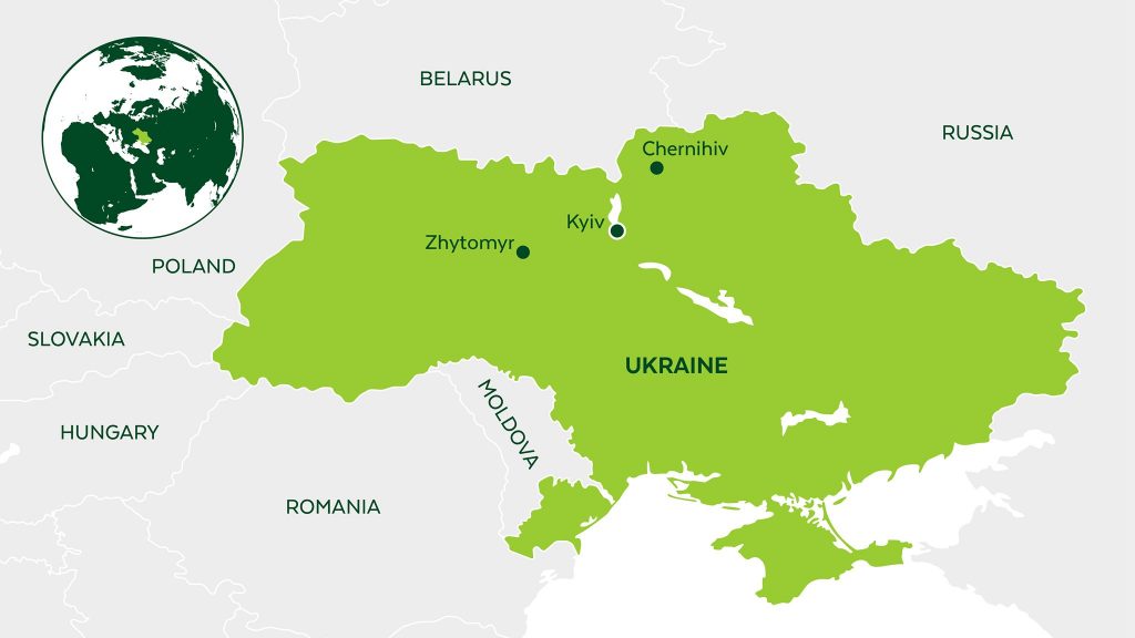 FCA in Ukraine map