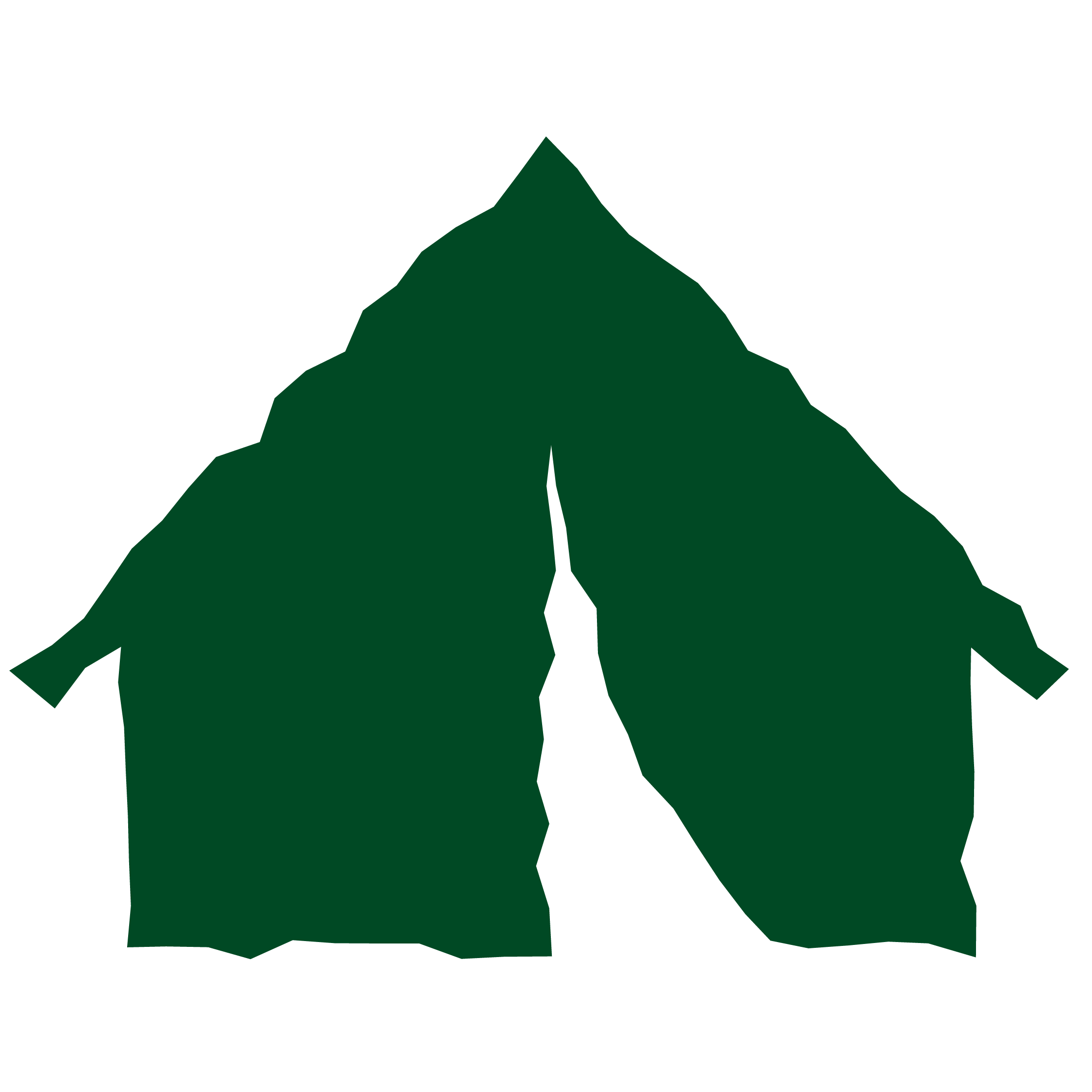 An illustration of a tent