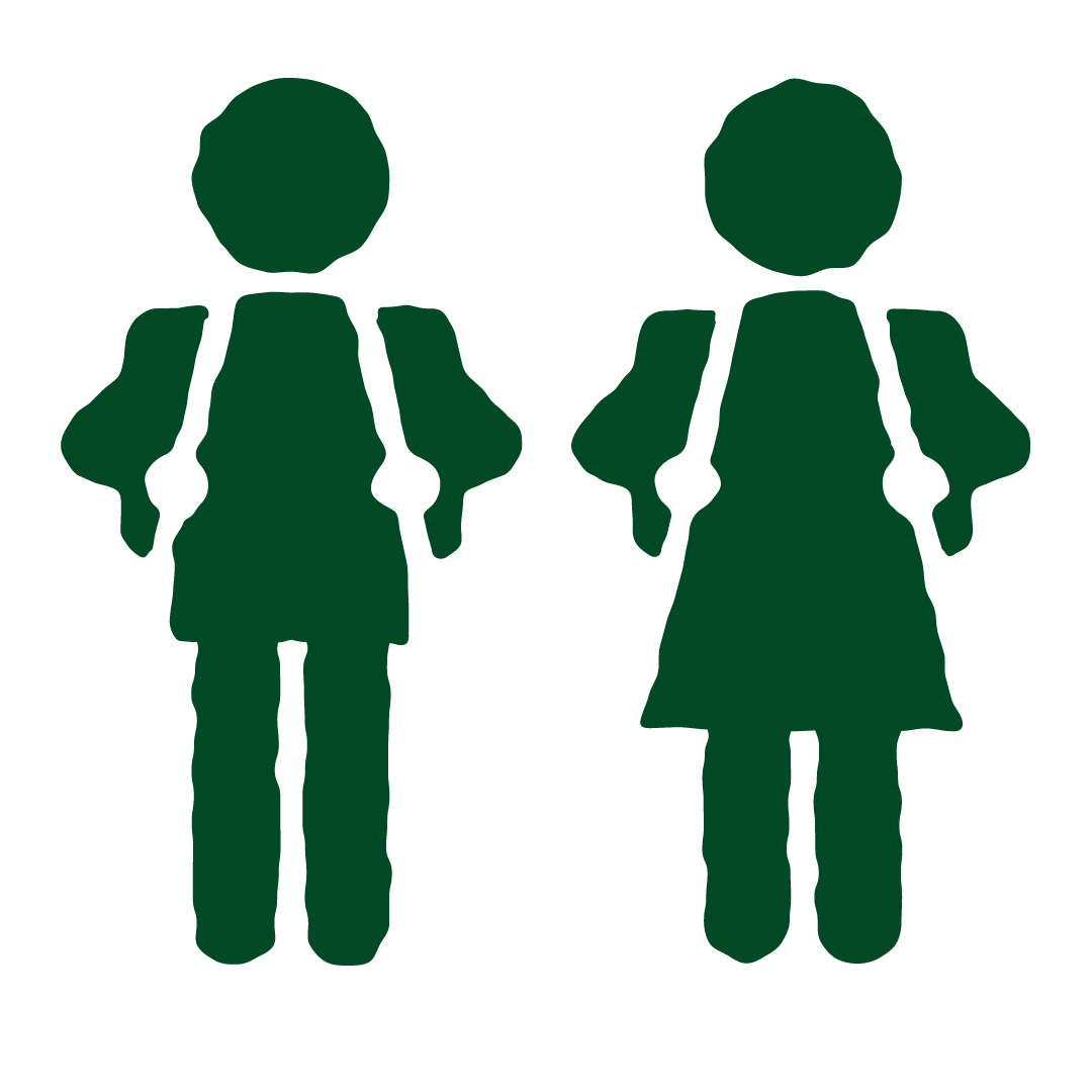 An illustration of two schoolchildren wearing rucksacks