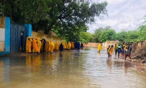 Flooding has disrupted the education of millions of children in south-west Somalia