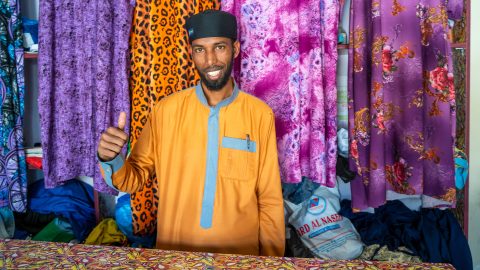 Aziz grundade egen skräddarskola i Hargeisa