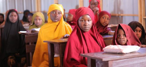 Displaced by drought, a 12-year-old learns to read in Baidoa, Somalia
