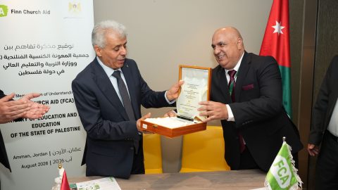 FCA and Palestinian Ministry of Education and Higher Education sign partnership agreement to support education in Palestine